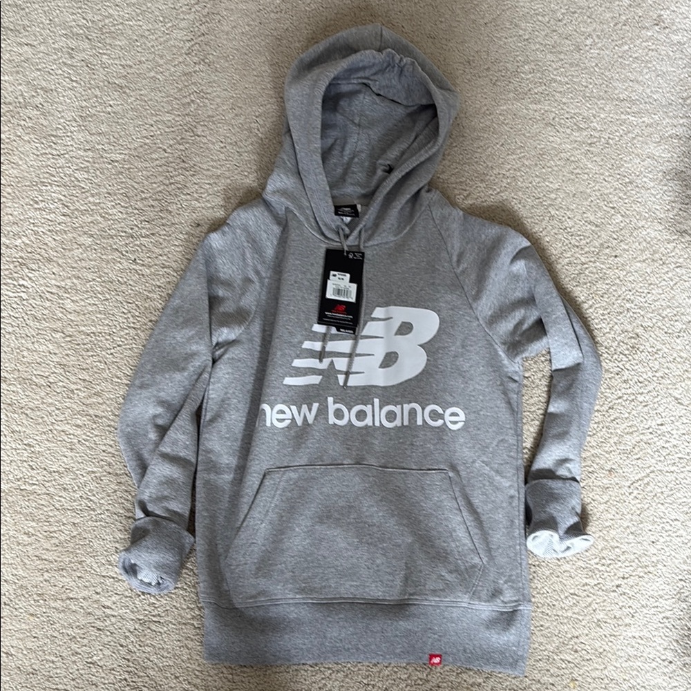 New Balance Heather Gray Hoodie